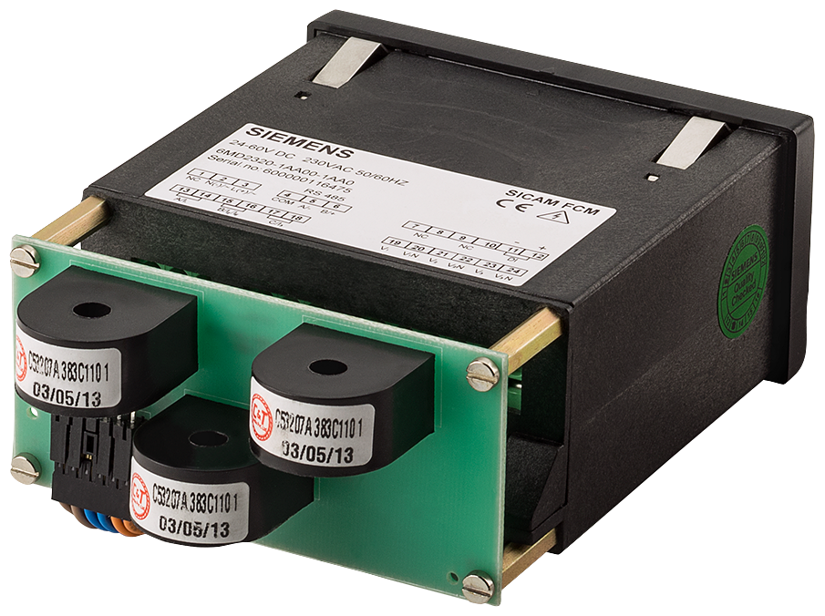 SIGNALCONVERTER FOR SICAM FCM 3 CURRENT INPUTS 1A IN 225MV LOW-POWER SIGNAL USFULL FOR 3 PHASE SENSORS OR 2 PHASE SENSORS AND 1 CORE BALLANCE SENSOR by Siemens