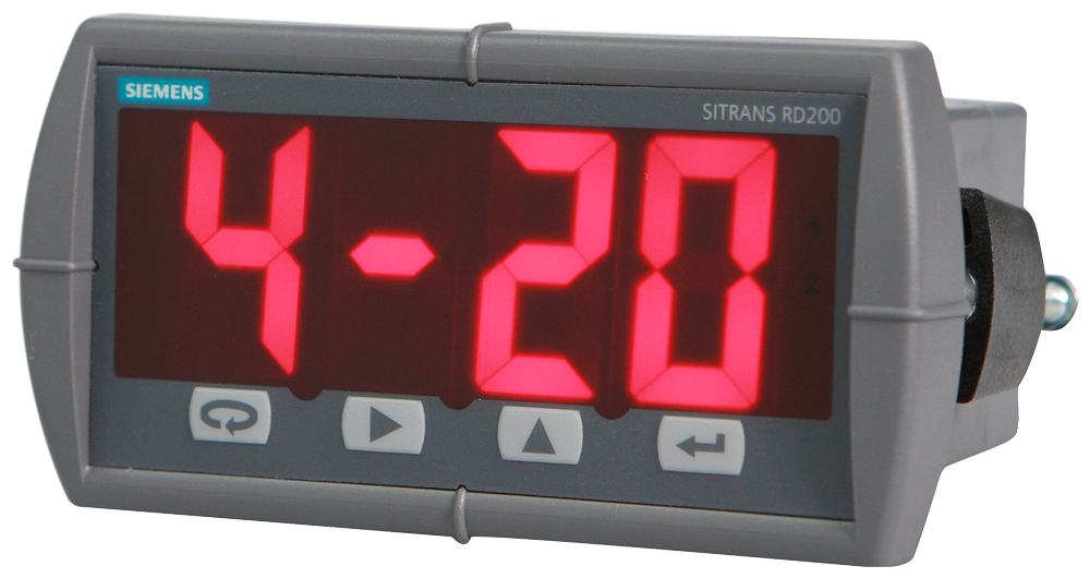 7ML5740-2AA01-0A The SITRANS RD200 is a universal input, panel mount remote digital display for proc