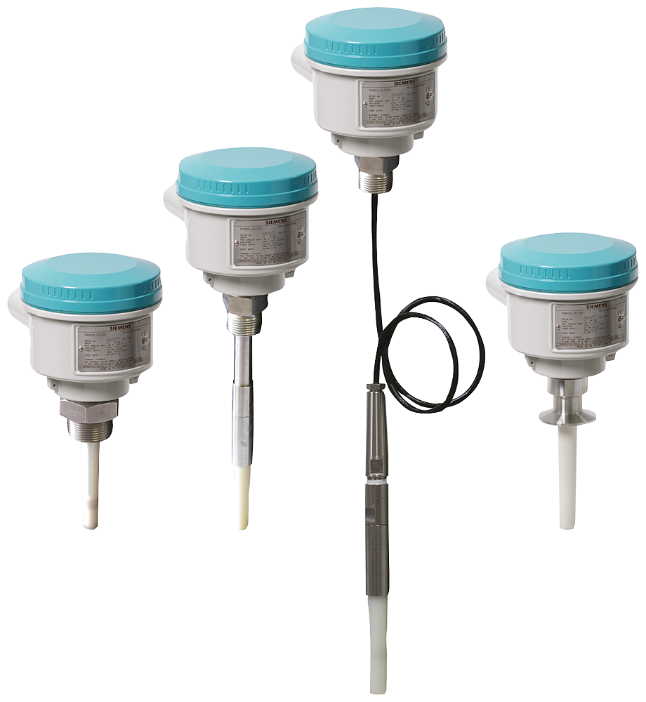 Pointek CLS200 RF Capacitance point level switch, rod design. Detects level and interface in liquids, solids, slurries, and foam. Adjustable, 5.5 m...