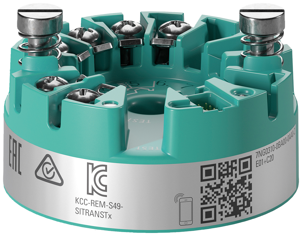 SITRANS TH320 Temperature transmitter for installation in connection head type B (DIN 43729) by Siemens