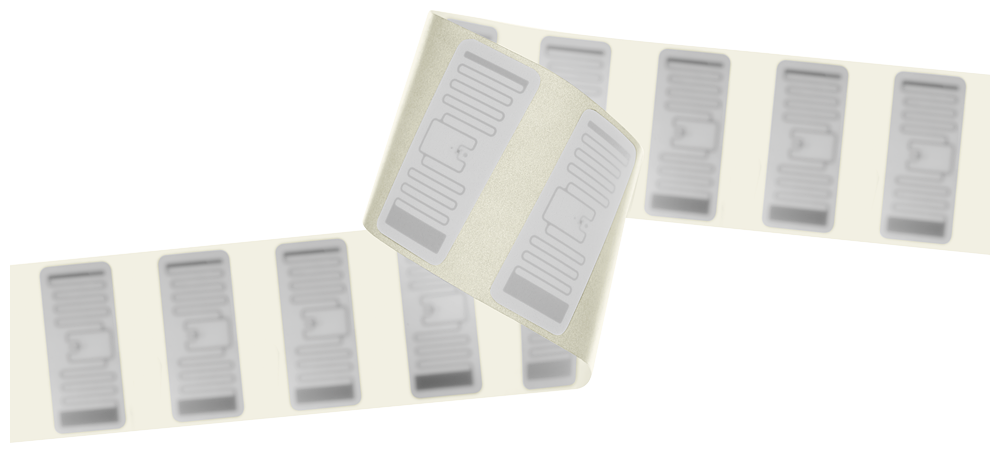 Malý štítek RF630L, PET, 75x 20 mm, silně přilnavý na plastu, speciální varianta