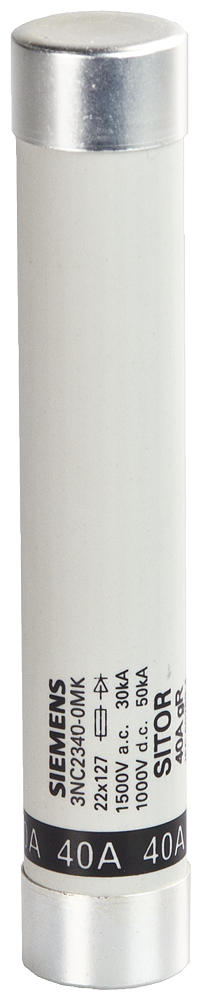 3NC2301-0MK SITOR válcová pojistková vložka, 22x127 mm, 1 A, gS, jmenovité napětí AC: 1500 V