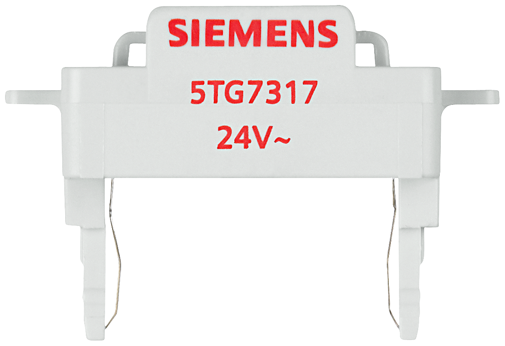 DELTA switches and pushbutton switches LED lamp insert for control function 24V/50Hz by Siemens