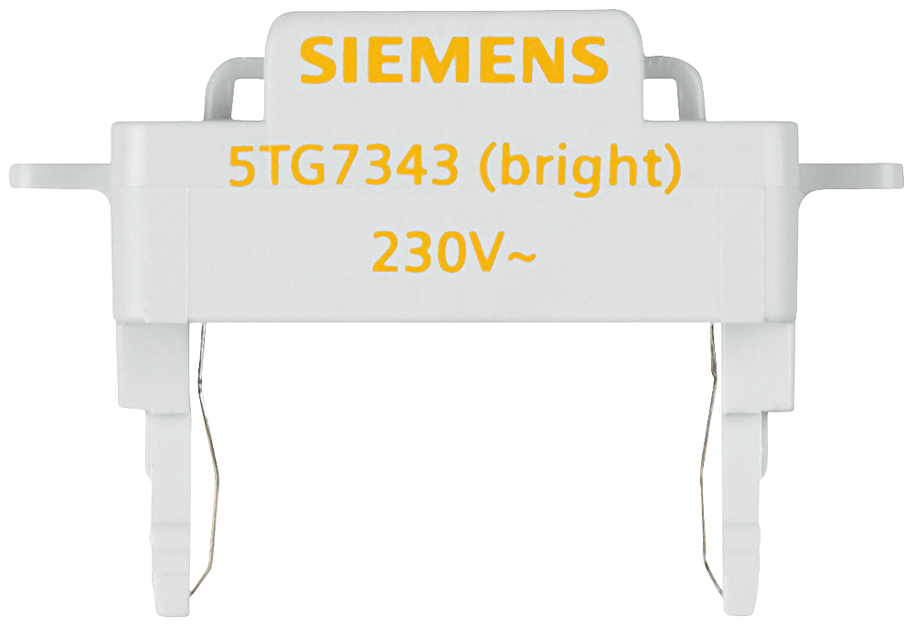 DELTA switches and pushbutton switches LED lamp insert Super-bright 230 V/50 Hz by Siemens