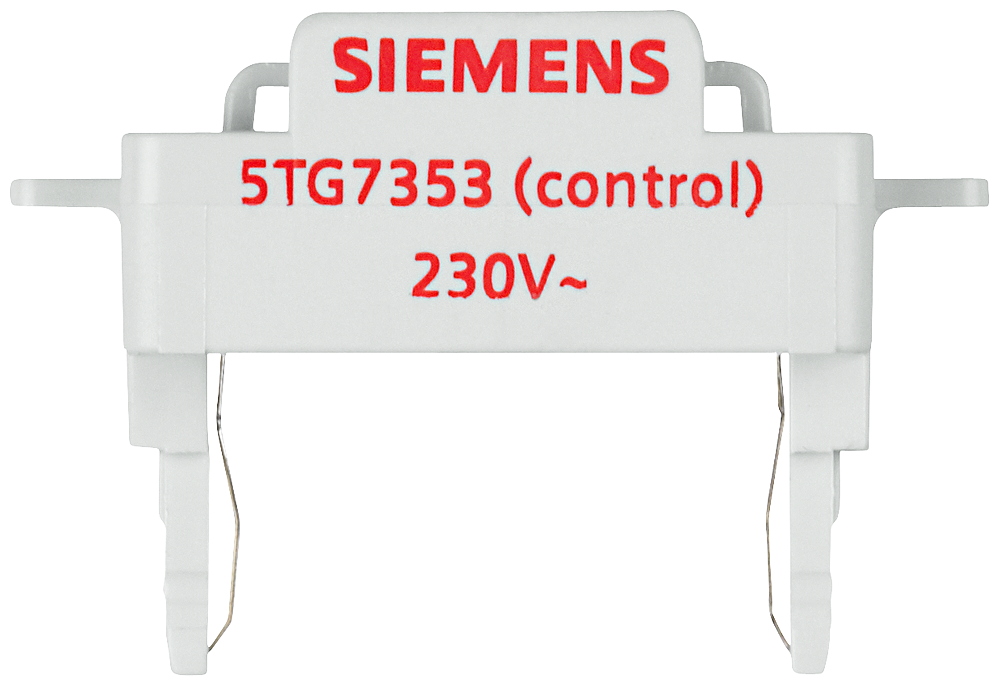 DELTA switches and pushbutton switches LED lamp insert for control function 230 V/50 Hz by Siemens