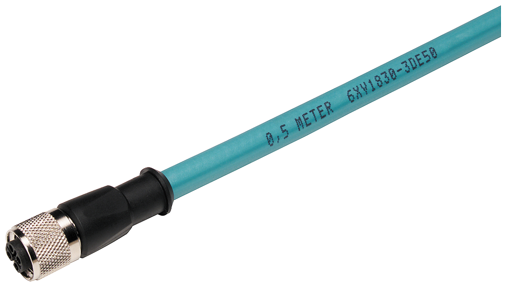 PB kabel;2 x M12;5m;2 x B-kód.;IP65,IP67;PUR;odolný