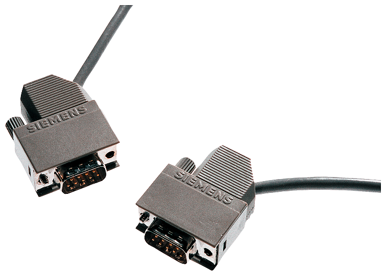 SIMATIC DP, Plug-in cable for PROFIBUS, 12 Mbaud, for PG connection to PROFIBUS DP, assembled with 2x 9-pole D-sub connector, 3 m