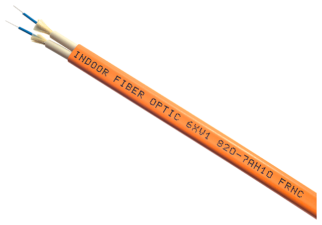 Vnitřní optický kabel 62,5/125/900 (OM1), sklo, MM, 4xST, bez halogenů, 0,5m