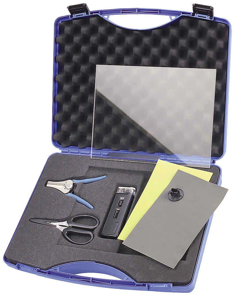 Sada pro osazení konektorů SC RJ POF, kufřík pro montáž na místě konektorů SC RJ