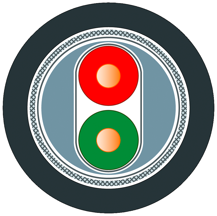 FC PB procesní kabel GP/Ethernet apl.;2 x bez;PVC;odolný