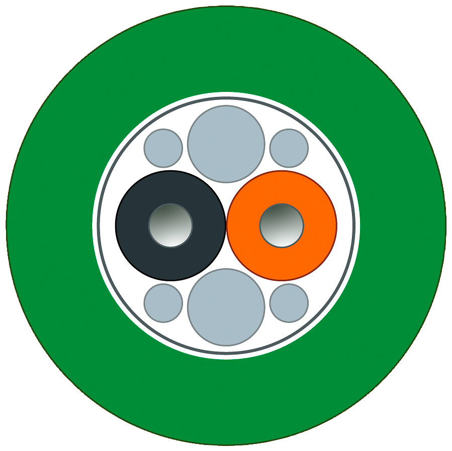 6XV1874-2B POF, vlečný kabel 980/1000, s polyoptickými vlákny, UL, prodej na metry