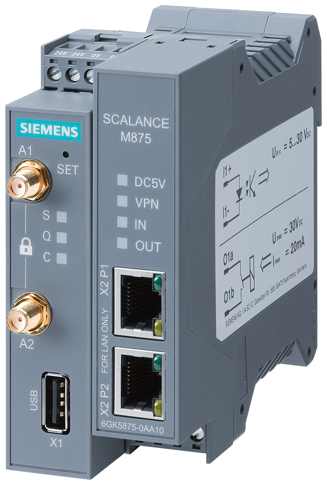 Product image for Siemens 6GK58750AA101AA2 SCALANCE M875-