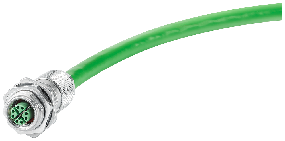 Kabelový konektor IE FC M12 PRO 4x 2, konektor M12, X-kód., 1 ks