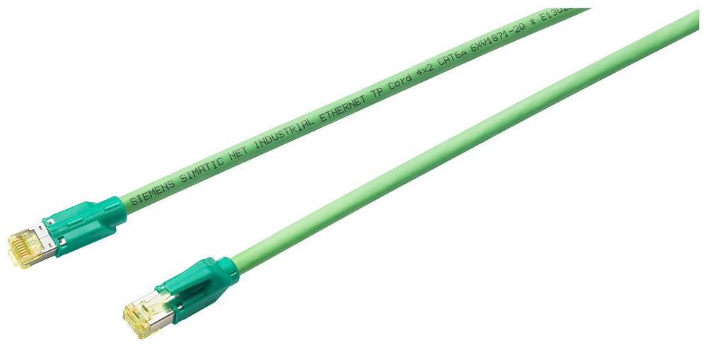 IE TP kabel;2 x RJ45;4x2;6m;Cat6A;bez halogenů;UL;FRNC;částečně odolný