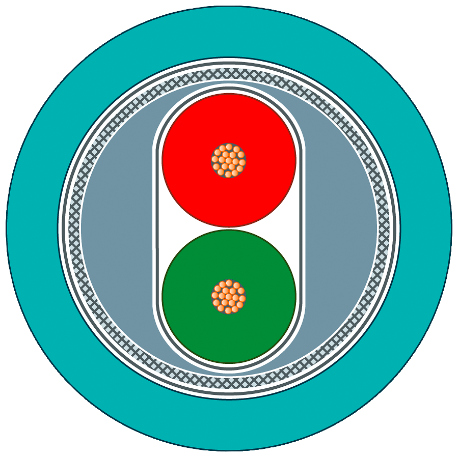 PB FC kabel;vlečný řetěz;na metry;PUR;odolný