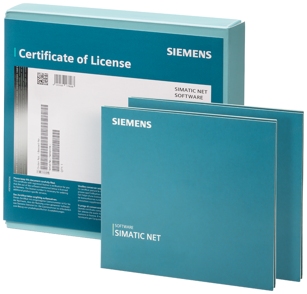 SIMATIC NET SOFTNET-IE S7 LEAN V19; software for S7,S5-compatible communication, OPC PG/OP communication,configuration software,up to 8 connections...