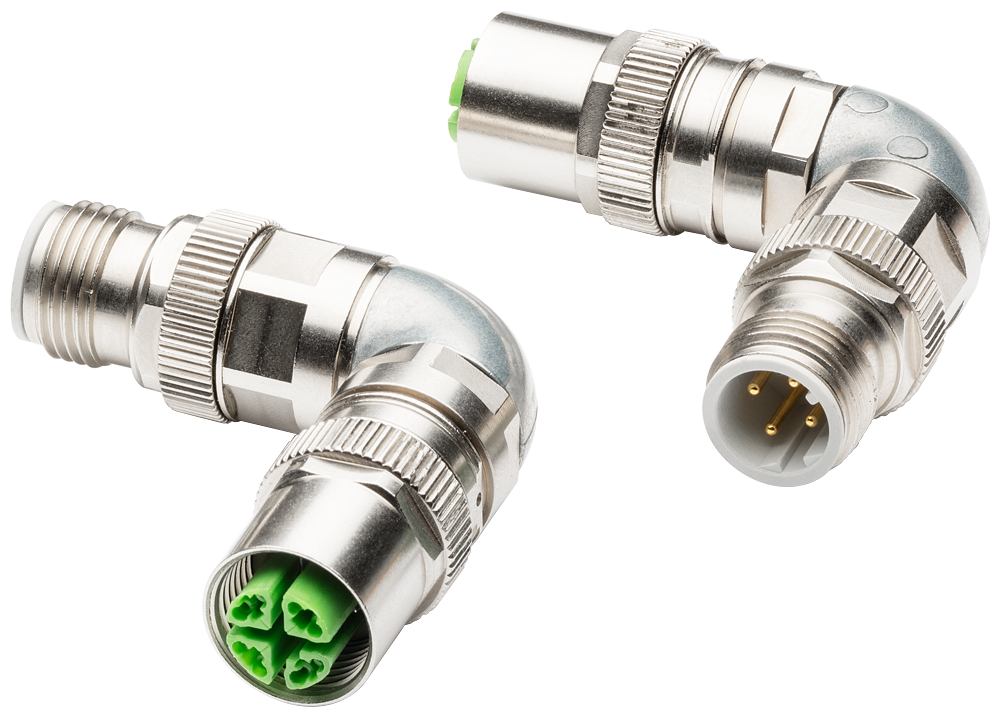 IE adapter M12-D90/M12-X90; M12 D-encoded pin to M12 X- encoded socket; Cat5; for easy connection of M12 interfaces with D and X coding; 1 pack = 1 unit by Siemens