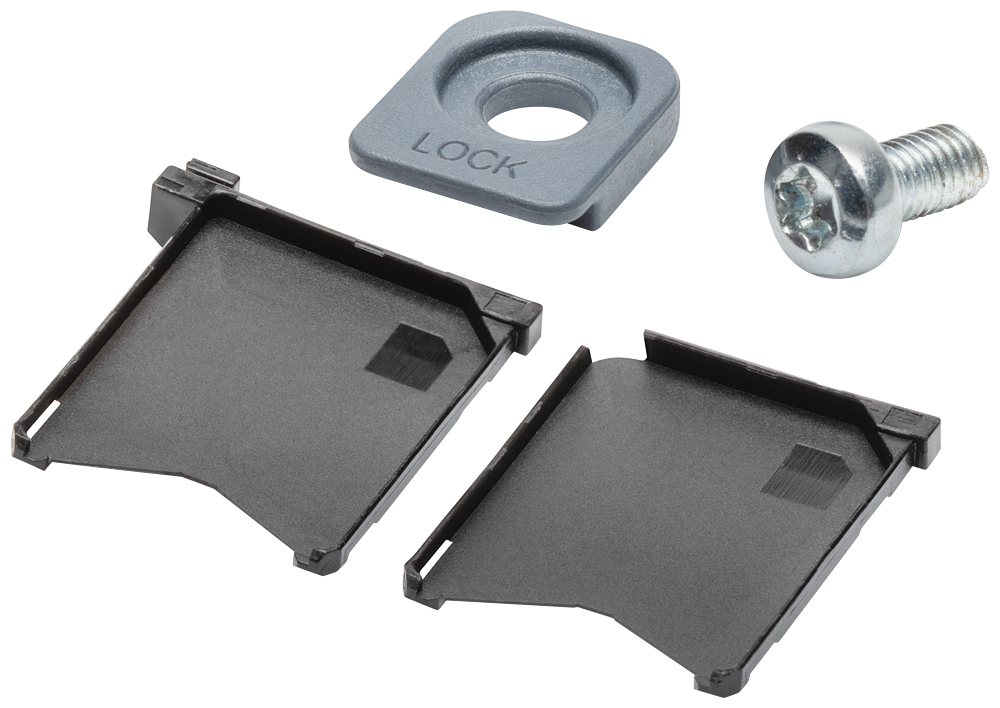 SIM tray for SCALANCE MUM853-1 scope of delivery: 2x micro SIM; 1x flat-head screw; 1x SIM card lock; 1 pack = 2 units; by Siemens