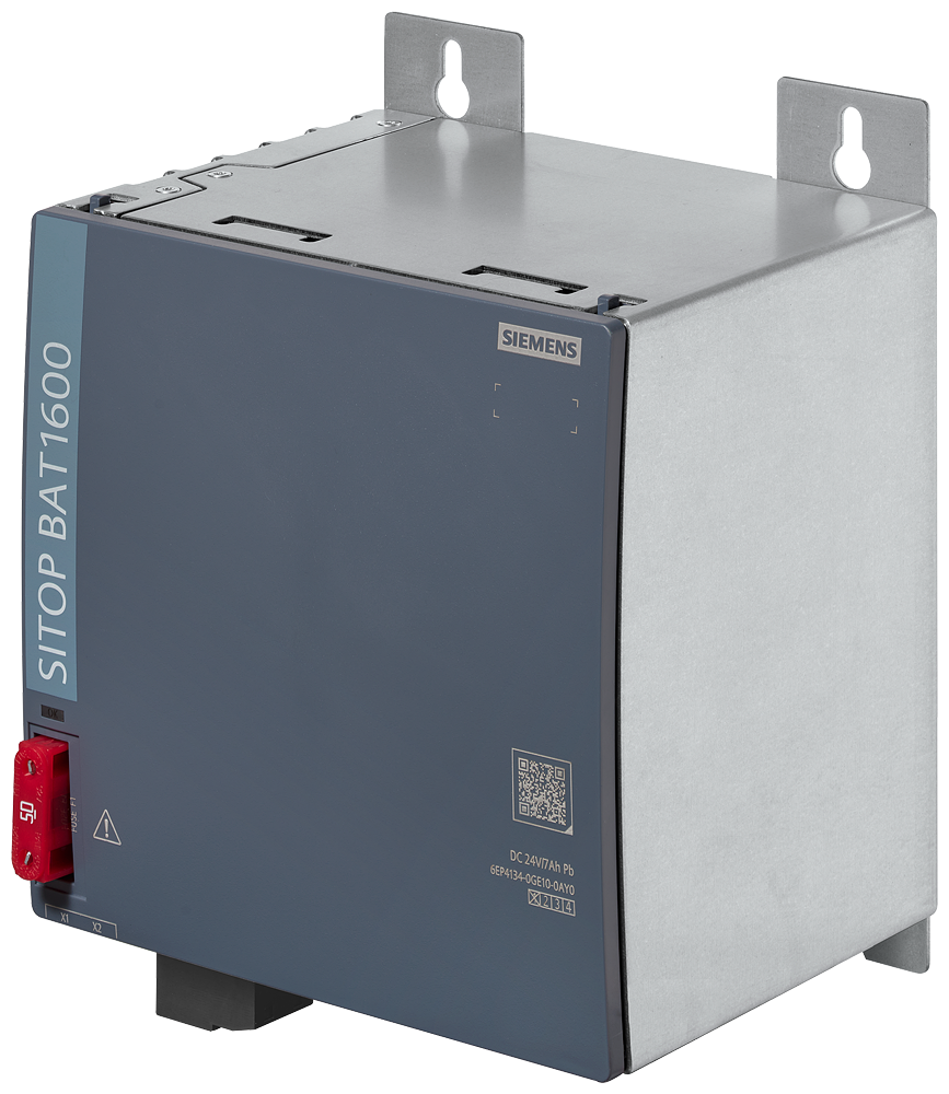SITOP BAT1600 24 V DC 7 Ah Pb battery module with maintenance- free sealed lead-acid battery for SITOP UPS1600 by Siemens