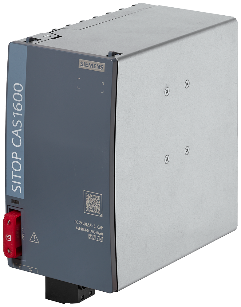 SITOP CAS1600 0.3 Ah 24 V DC 0.3 Ah SuCAP capacitor module with maintenance- free sealed supercapacitors for SITOP UPS1600 by Siemens
