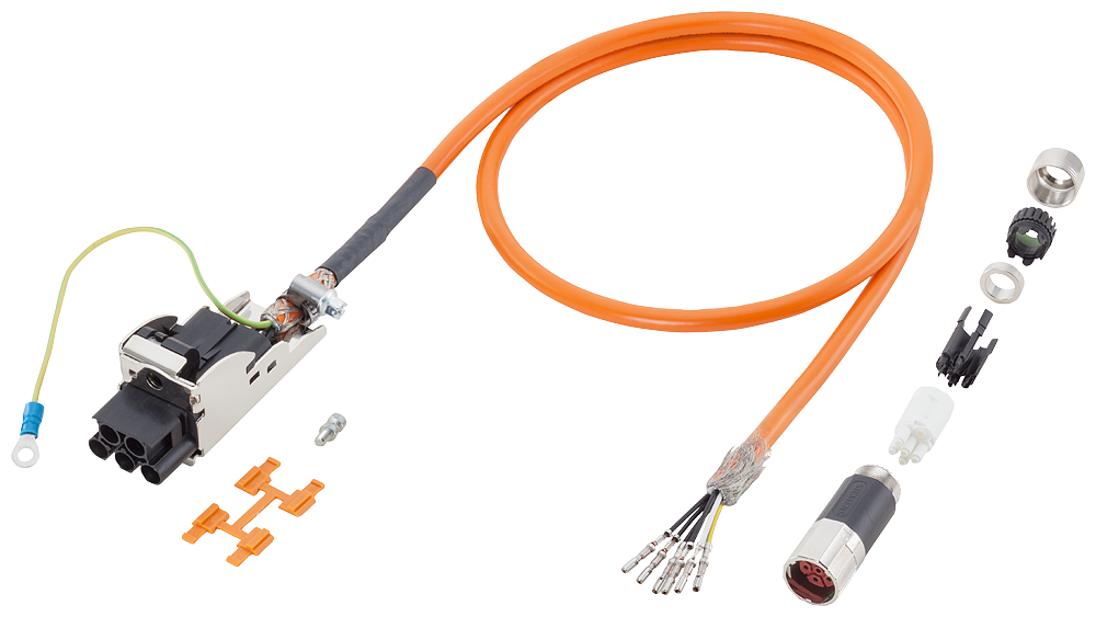 POWER CABLE PREASSEMBLED,MC800+,5M POWER CABLE PREASSEMBLED,MC800+,5M