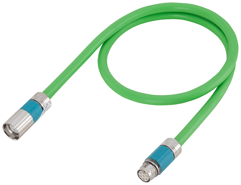 Single line displacement Type: 6FX8002-2SL10 For temperature sensor 3x 2x 0.5+1x 1 C M17 male VG on M17 female VG MOTION-CONNECT 800PLUS UL/CSA, DE...