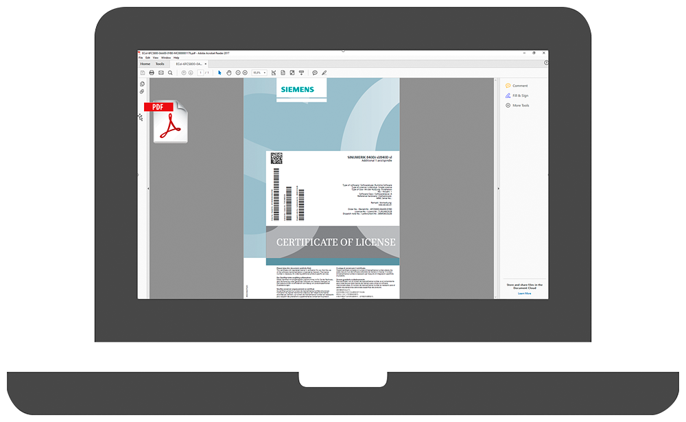 SINAMICS SOFTWARE LICENSE SINAMICS SOFTWARE LICENSE