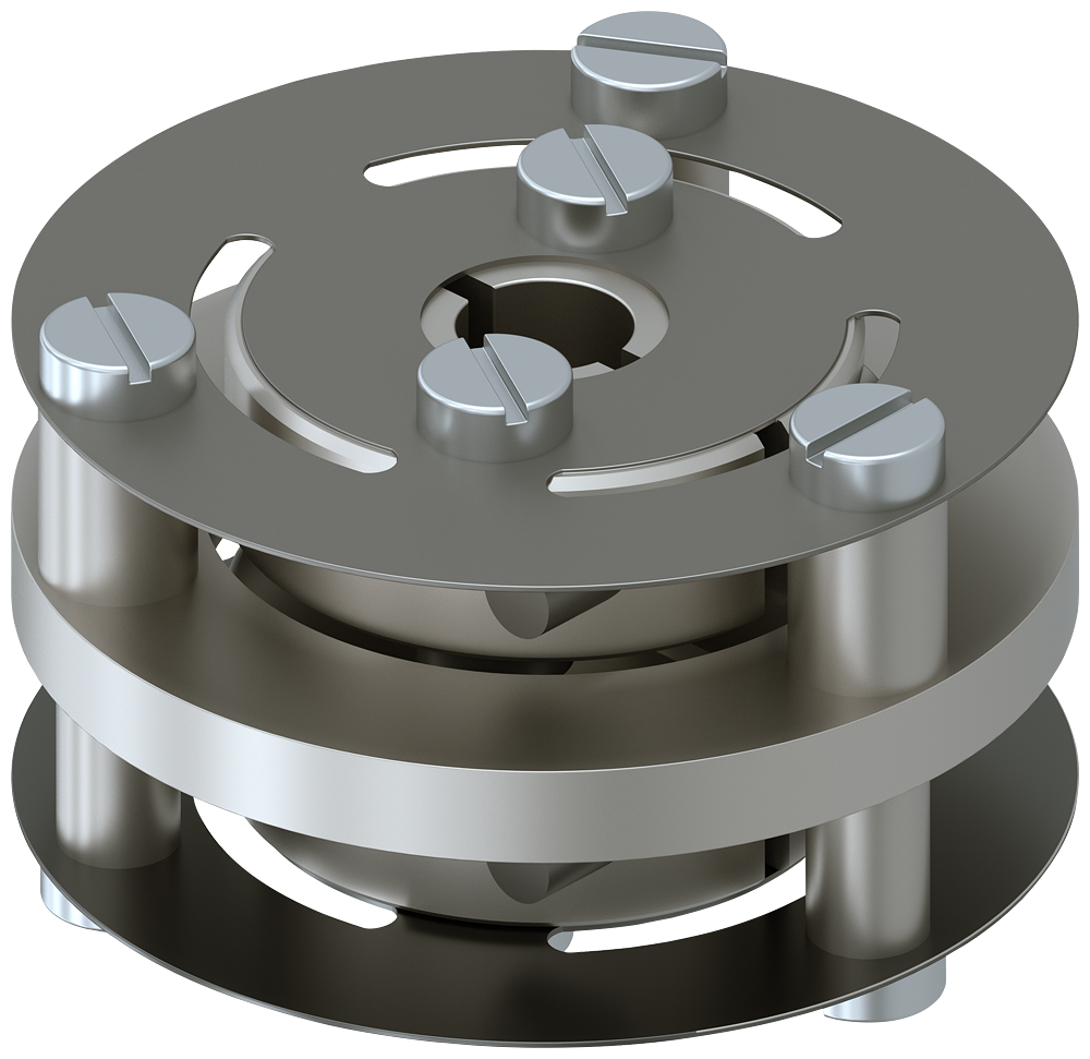 MEASURING SYSTEM ACCESSORIES 6FX2001-7KF10 SPRING DISK COUPLING 6/6MM