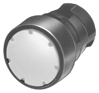 16mm Pilot Light, Plastic Cstm inscription insert caps Operator Only White Illuminated UL File E44653 in Vol.2 Sec.38