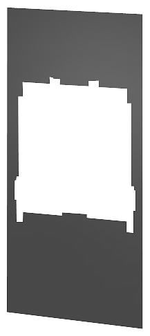 Příslušenství pro spínač 3NP50 izolační clona 290x 135mm k zakrytí