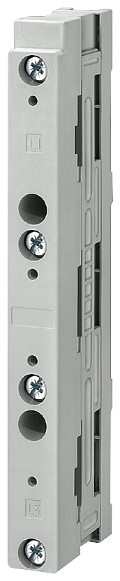 Přípojnicový systém, příslušenství vzdálenost mezi středy lišt 60mm držák přípojnice, 3pól. pro přípojnice 12x 5 (10)-30x 5 (10) upevnění, vnitřní ...