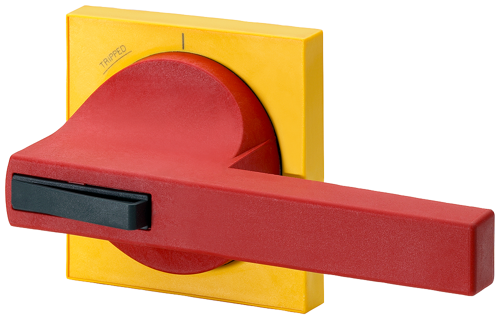 Rukojeť 8UC7 s výhledovou clonou rukojeť červená výhledová clona žlutá náhradní díl