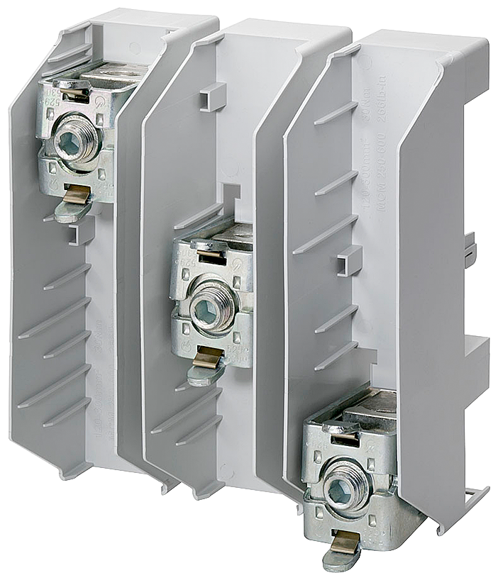 Sada připojovacích svorek, 3pól. vodič s kruhovým průřezem 95 - 300 mm², AWG