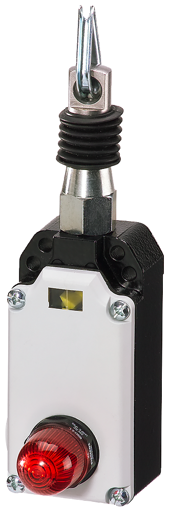 Steute 1NO/1NC, white led, 115 V AC, safety cable-operated switch