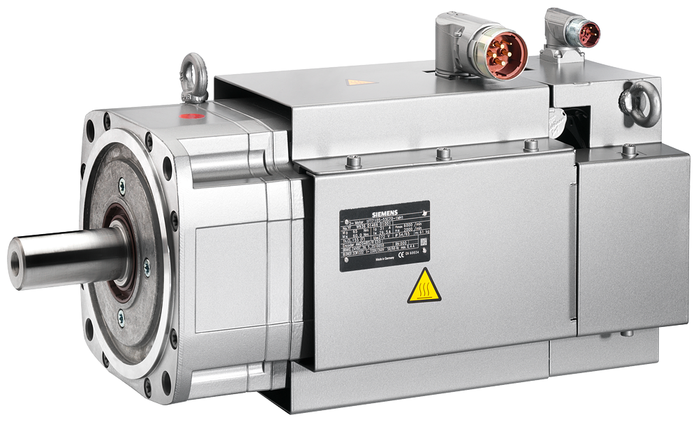 SIMOTICS S Synchronous motor 1FT7, M0=17Nm (100K) NN=3000rpm, PN=4.40kW forced ventilation