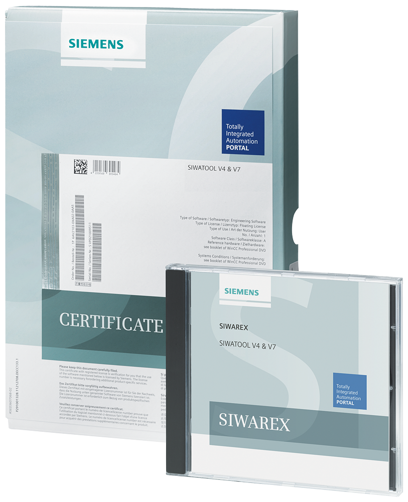 Service and commissioning software SIWATOOL V4 and V7 for SIWAREX weighing modules