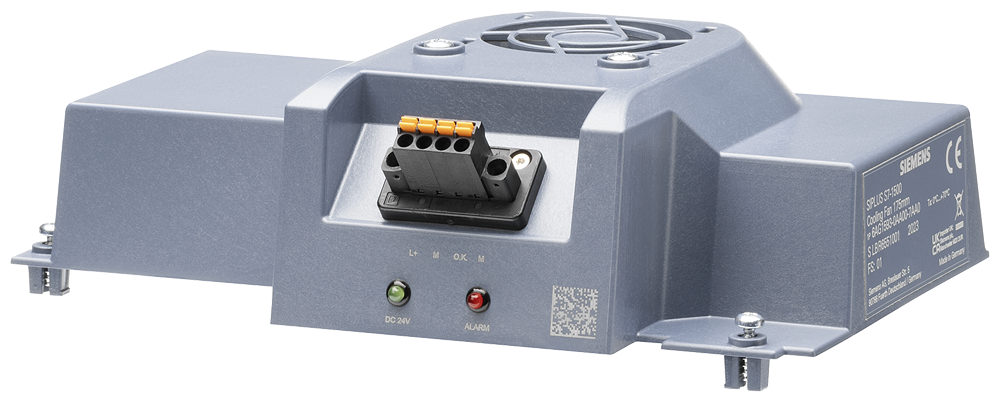 SIPLUS S7-1500 cooling fan 175 mm with conformal coating 0...+70 °C suitable for the following CPUs: SIPLUS S7-1500 CPU 1518-4 (6AG1518-4AP00-4AB0); SIPLUS S7-1500 CPU 1518F-4 (6AG1518-4FP00-4AB0); SIPLUS S7-1500 CPU 1518-4 MFP (6AG1518-4AX00-4AC0) by Siemens