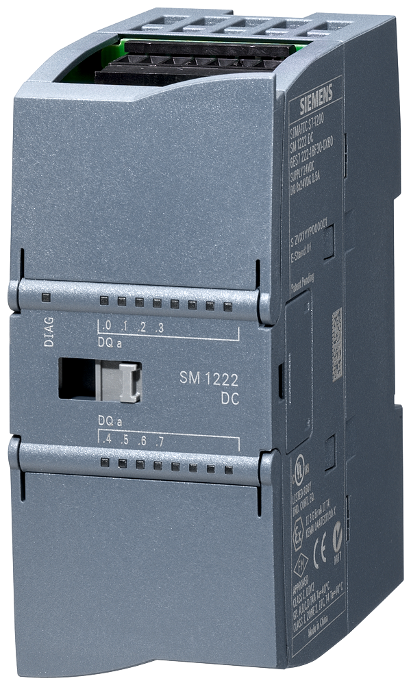 Module Siemens SIMATIC S7-1200, SM 1222, 8 DQ 24 V DC/0.5 A