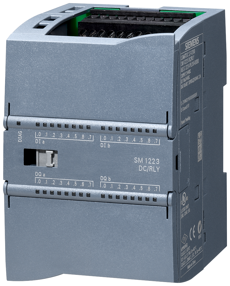 Module Siemens SIMATIC S7-1200, SM 1223, 16 DI 24 V DC; 16 DQ relay