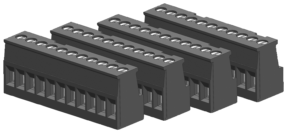 SIMATIC S7-1200, Náhradní díl I/O Pocínovaná svorkovnice Digital signálový modul 32CH (4 kusy s 11 šroubovými svorkami)
