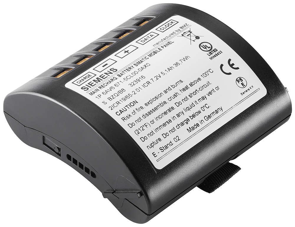 SIMATIC HMI Main battery Mobile Panel IWLAN 100% successor to 6AV6671-5CL00-0AX0