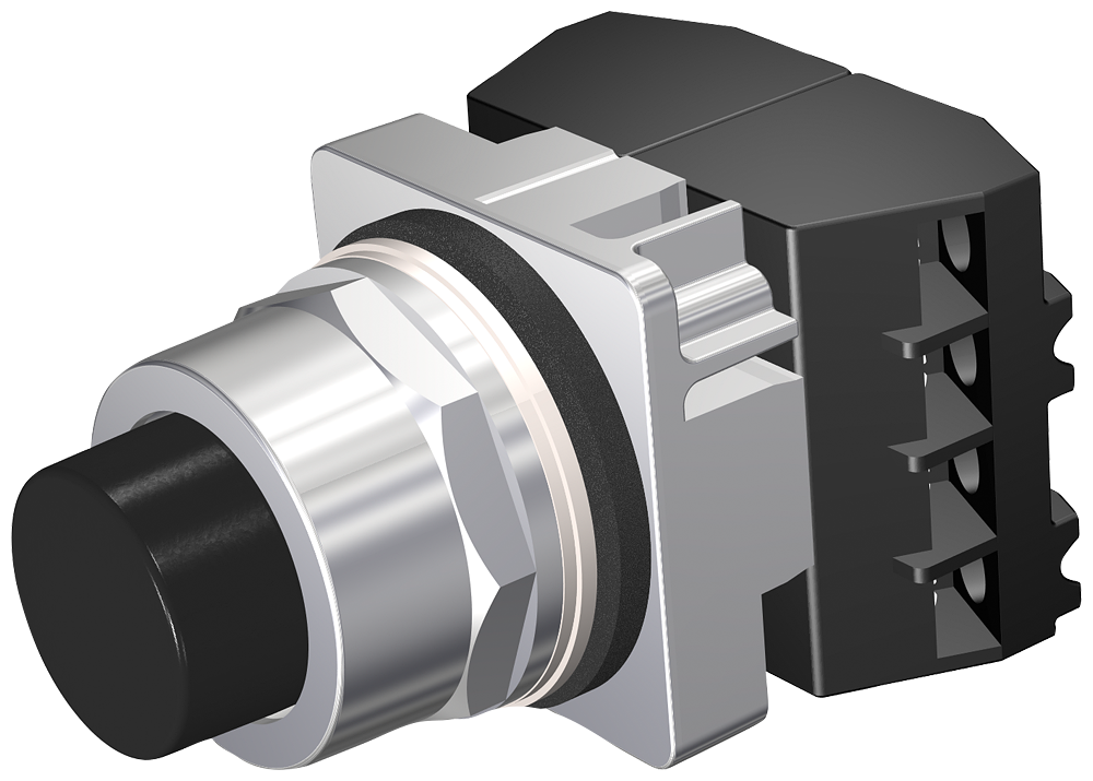 Product image for Siemens 52PM8B1B PUSHBUTTON,MOM,BLK,EXT