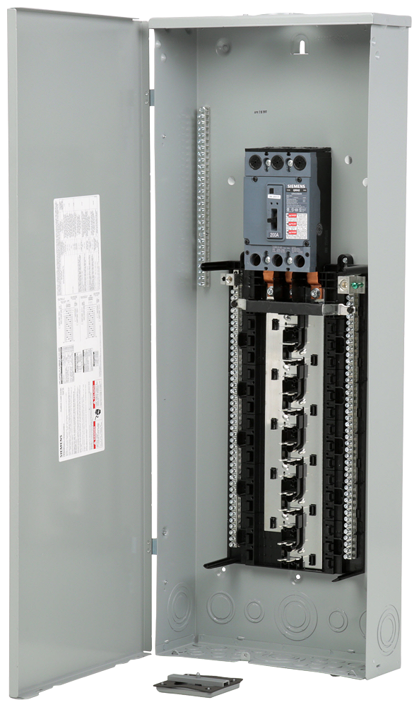 Siemens Pw3054b30cu 1 8 240 Vac 0 Amp 3 Phase 3 4 Wire Nema 3r Main Breaker Convertible Load Center Viking Electric