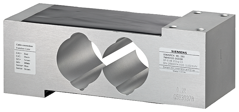 7MH5103-3AD00 Siwarex WL 260 Load Cell SP-S AB 100kg C3 - Rated Load 100kg =- Accuracy class C3 =- n