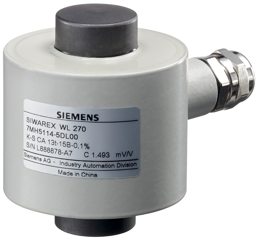 7MH5114-6DL00 Siwarex WL270 Load Cell K-S CA 130 t - Rated Load 130t - Accuracy 0,1 % - 20m Cable le